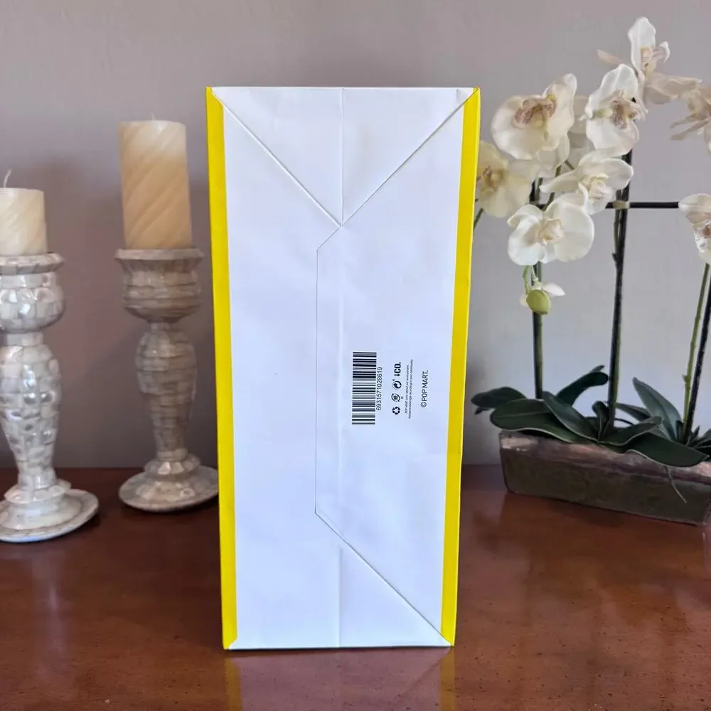 Pop Mart Large Paper Shopping Bag Gift Bag 16.75”x14” Collector